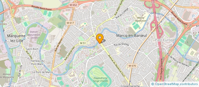 localisation de l'entreprise MATTAPPART à MARCQ-EN-BARŒUL