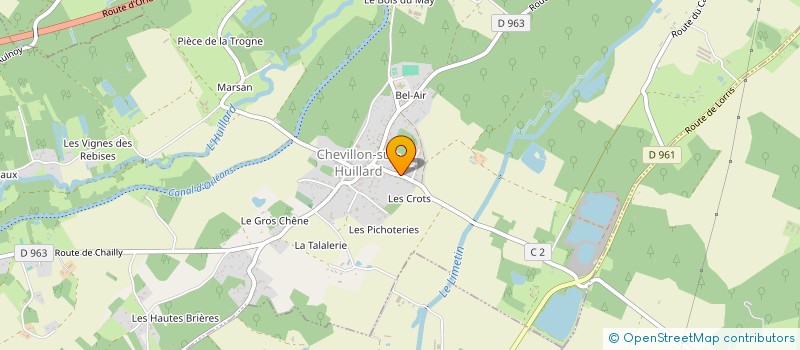 localisation de l'entreprise MATTEBOX à CHEVILLON-SUR-HUILLARD