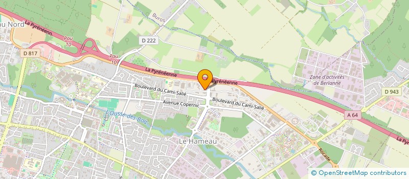 localisation de l'entreprise MATTEI COMPRESSEURS à PAU