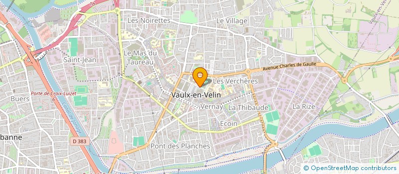 localisation de l'entreprise MATTEI GRAVURE INDUSTRIE  VAULX-EN-VELIN