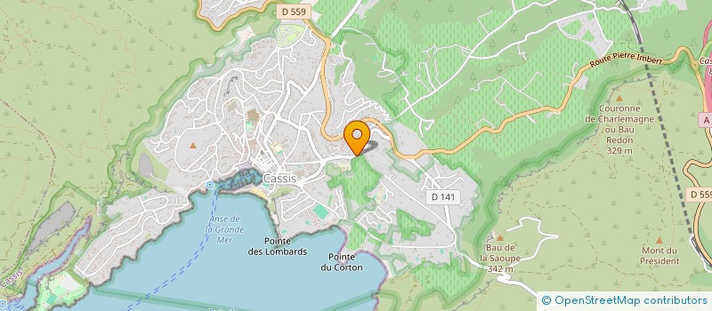 localisation de l'entreprise MATTEI HOLDING à CASSIS