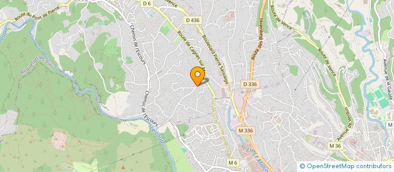 localisation de l'entreprise MATTEM  LA COLLE-SUR-LOUP