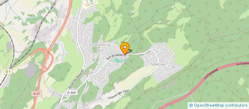 localisation de l'entreprise MATTENHOF  CHATILLON-LE-DUC