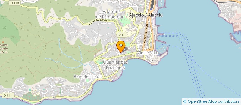 localisation de l'entreprise MATTEO à AJACCIO