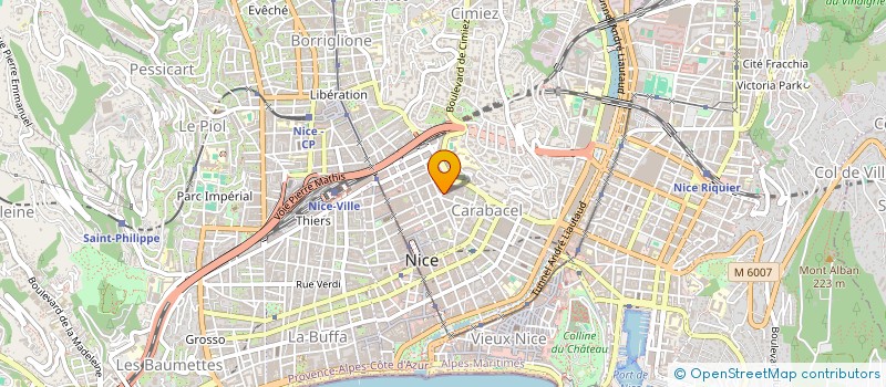 localisation de l'entreprise MATTEO  NICE