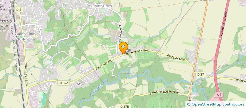 localisation de l'entreprise MATTEO  SAINT-PRIM