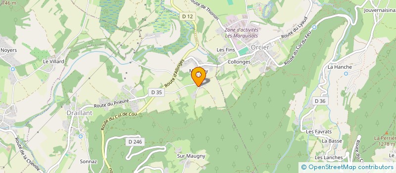 localisation de l'entreprise MATTERHORN  DRAILLANT