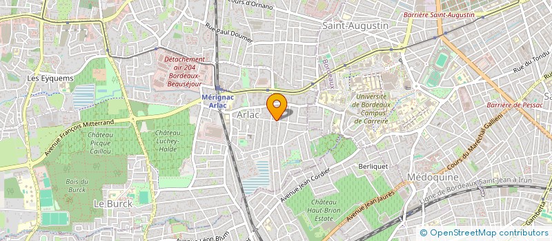 localisation de l'entreprise MATTESINI PEINTURE  MERIGNAC