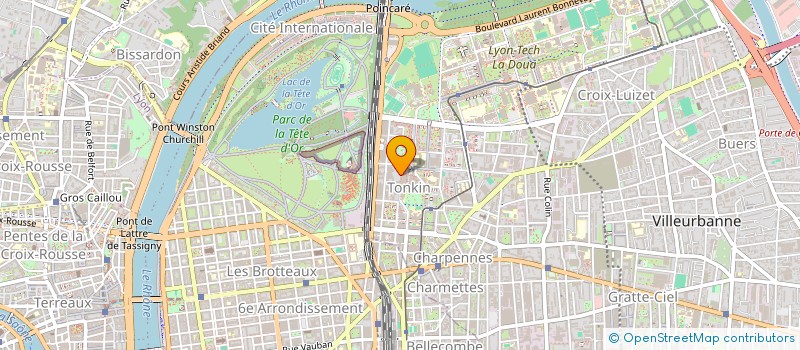 localisation de l'entreprise MATTEST à VILLEURBANNE