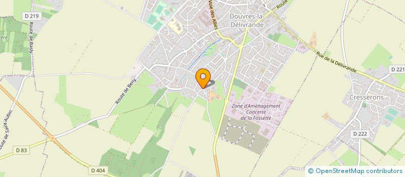 localisation de l'entreprise MATTEWS CONSTRUCTION  DOUVRES-LA-DELIVRANDE