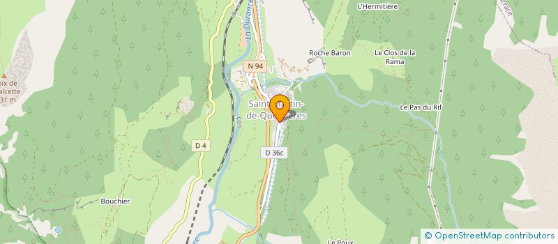 localisation de l'entreprise MATTHANIA  SAINT-MARTIN-DE-QUEYRIERES