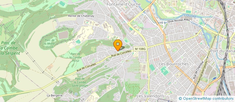 localisation de l'entreprise MATTHELENE 21 à DIJON