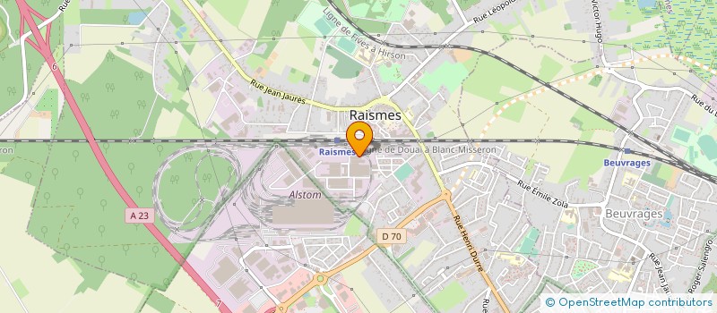 localisation de l'entreprise MATTHIAS MONTAGE à RAISMES