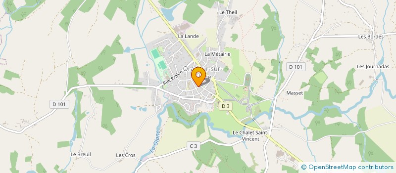 localisation de l'entreprise MATTHIB à ORADOUR-SUR-GLANE