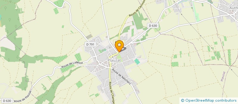 localisation de l'entreprise MATTHIEU BAJAT  PLAUZAT