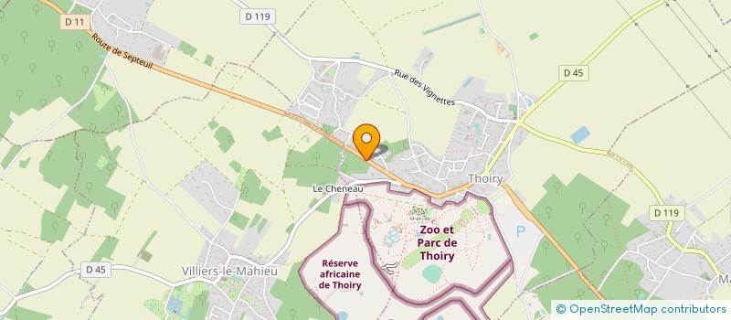 localisation de l'entreprise MATTHIEU ET HORTENSE à THOIRY