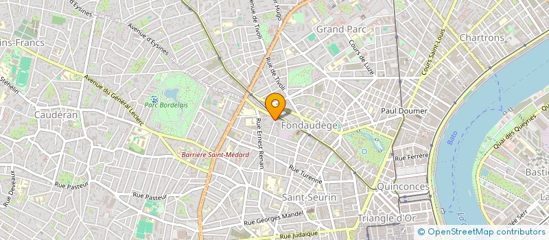 localisation de l'entreprise MATTHIEU FAURET CONSEIL ET FORMATION  BORDEAUX