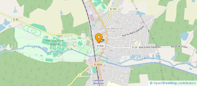 localisation de l'entreprise MATTHIEU GUYOT ET AUGUSTIN BANCAUD, NOTAIRES ASSOCIES D'UNE SOCIETE A RESPONSABILITE LIMITEE TITULAIRE D'UN OFFICE NOTAR  LAMOTTE-BEUVRON