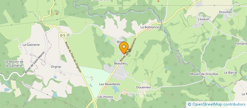 localisation de l'entreprise MATTHIEU JOUIN à LE CHATENET-EN-DOGNON