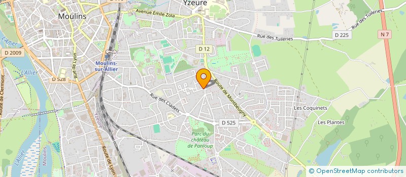 localisation de l'entreprise MATTHIEU MEJASSOL METRES & TRAVAUX à LUSIGNY