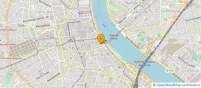 localisation de l'entreprise MATTHIEU NOTTE à BORDEAUX