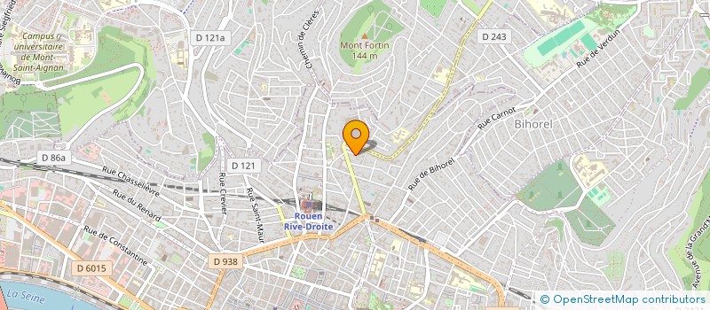 localisation de l'entreprise MATTHIEU RENOVATION HABITAT à ROUEN