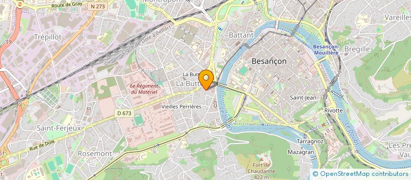 localisation de l'entreprise MATTHIEU SERTOUT INVESTISSEMENT  BESANCON