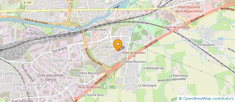 localisation de l'entreprise MATTHIEU VANDAME  CESSON-SEVIGNE