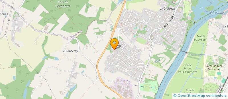 localisation de l'entreprise MATTHIEU VIEL PEINTURE  BOUCHEMAINE