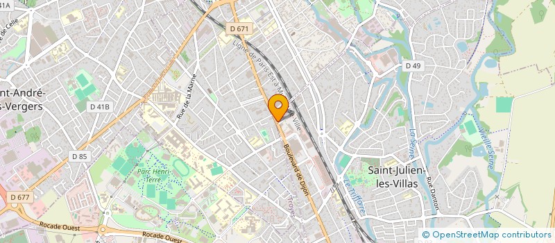 localisation de l'entreprise MATTHILLE  SAINT-JULIEN-LES-VILLAS