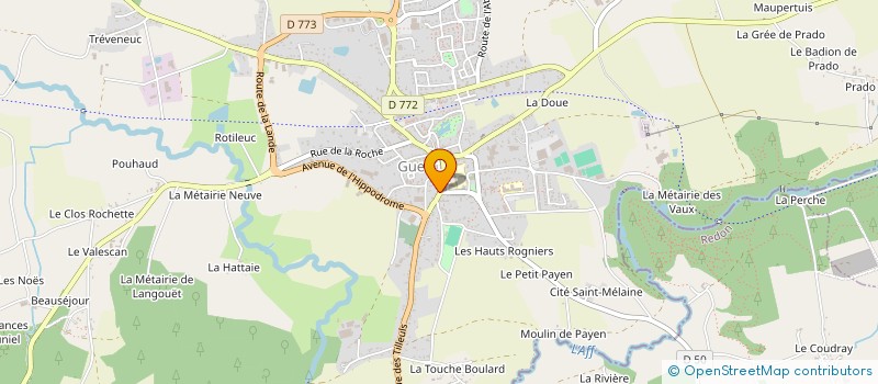 localisation de l'entreprise MATTHIS  GUER