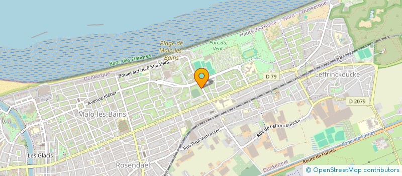 localisation de l'entreprise MATTIE à DUNKERQUE