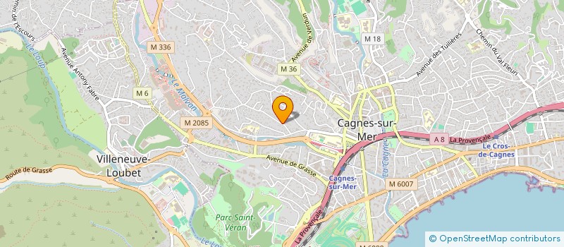 localisation de l'entreprise MATTINA à CAGNES-SUR-MER