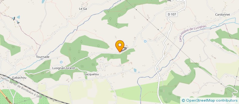 localisation de l'entreprise MATTIVI  SAINT-HILAIRE-DE-LUSIGNAN