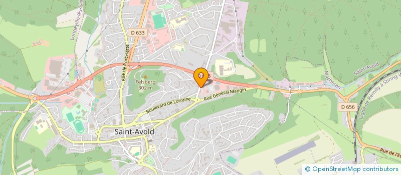 localisation de l'entreprise MATTIVI MAIRET à SAINT-AVOLD