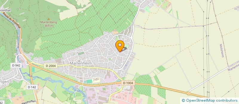 localisation de l'entreprise MATTMEDIAS  MARLENHEIM