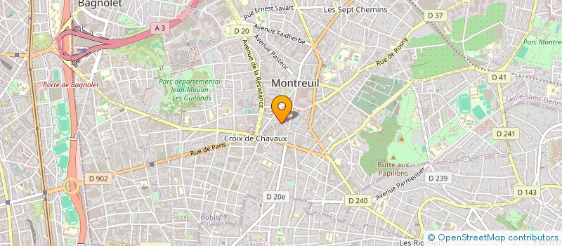 localisation de l'entreprise MATTO à MONTREUIL