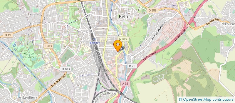 localisation de l'entreprise MATTOR à BELFORT