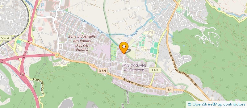 localisation de l'entreprise MATTOUT IMMOBILIER  GEMENOS