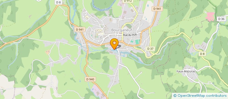 localisation de l'entreprise MATTRESS LIMOUSIN à BOURGANEUF