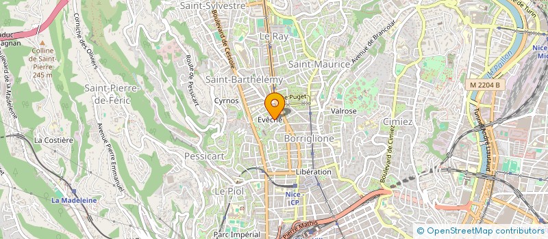 localisation de l'entreprise MATTRICE à NICE