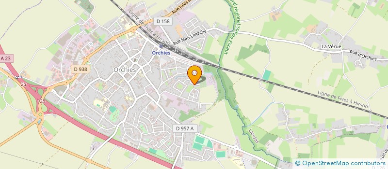 localisation de l'entreprise MATUCK HABITAT  ORCHIES