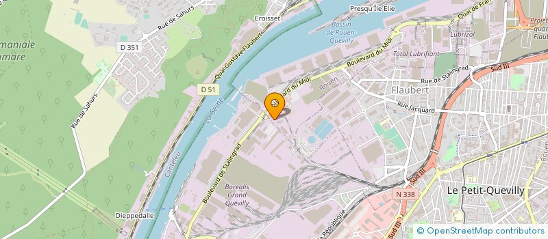 localisation de l'entreprise MATURA S A à ROUEN