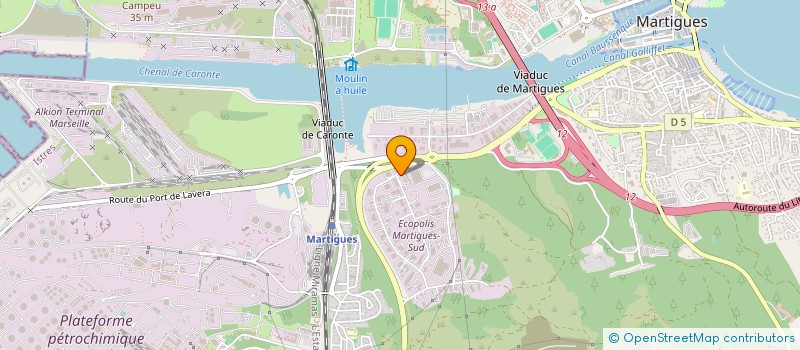 localisation de l'entreprise MATURAT MESURE à MARTIGUES