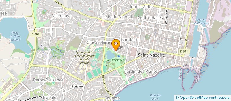 localisation de l'entreprise MATURE BASTION  SAINT-NAZAIRE