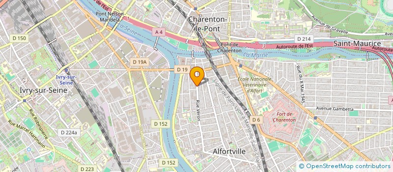 localisation de l'entreprise MATUSA à ALFORTVILLE