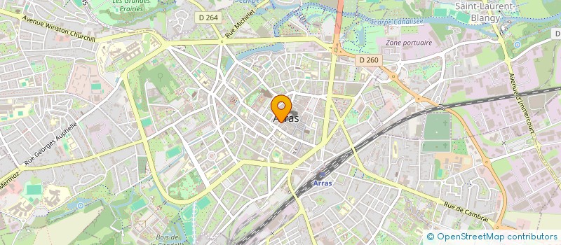 localisation de l'entreprise MATUVU à ARRAS
