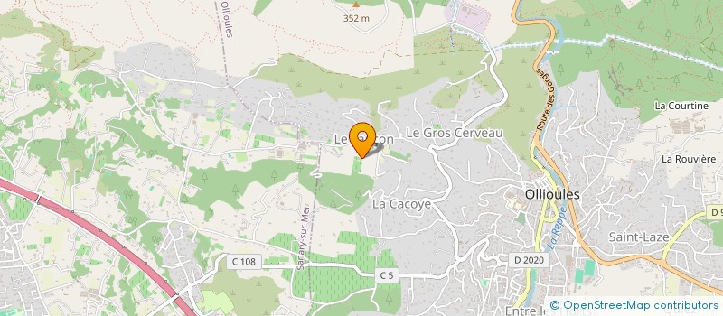 localisation de l'entreprise MATUVU  OLLIOULES