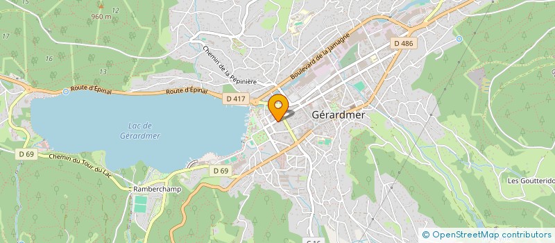 localisation de l'entreprise MATUVUE à GERARDMER