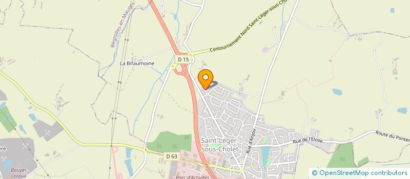 localisation de l'entreprise MATVA  SAINT-LEGER-SOUS-CHOLET